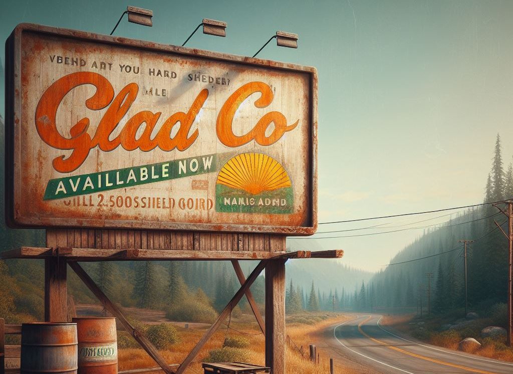 Out of Home Advertising by GLAD CO Logo